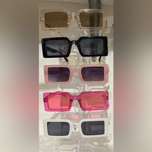 Rectangle Frame Fashion Sunglasses